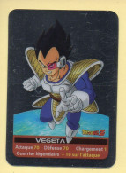 Carte Dragon Ball Z N° 45 VEGETA - Métal Fond Argent (Lamincards)   - Dragonball Z