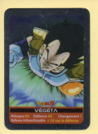 Carte Dragon Ball Z N° 126 VEGETA - Métal Fond Argent (Lamincards)  - Dragonball Z