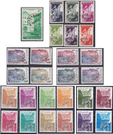 Monaco Préoblitérés 2 Lots De Timbres Préob - Préoblitérés