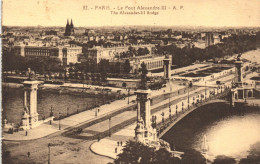 PARIS, BRIDGE, ARCHITECTURE, CARRIAGE, HORSE, FRANCE, POSTCARD - Brücken