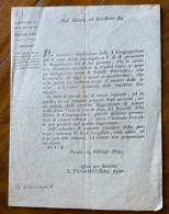 PESARO 24 Febbrajo 1819 - GOVERNO PONTIFICIO - CIRCOLARE ( 4 Pag.)DEL DELEGATO APOSTOLICO  L. PANDOLFI - Documents Historiques