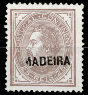 Madeira, 1885, # 32, Reprint, MNG - Madère