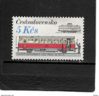 TCHECOSLOVAQUIE 1987 Train, Wagons Yvert 2696 NEUF** MNH - Neufs