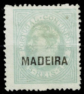 Madeira, 1885, # 31, Reprint, MNG - Madeira