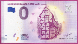 0-Euro XEBB 2018-1 MUSEUM IM BÜGELEISENHAUS - HATTINGEN - Essais Privés / Non-officiels