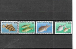 COREA DE SUR Nº 1468 AL 1471 - Fishes