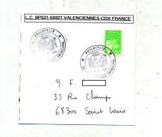 Bande Journal Cachet Valenciennes Philatelie - Matasellos Manuales