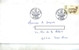 Lettre Cachet Illzach Journee Du Timbre 1987 - Commemorative Postmarks