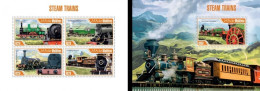 Maldives 2013, Steam Trains, 4val In BF +BF - Treni