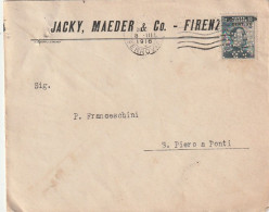 LETTTERA 1917 C.20 SS15 MAEDER PERFIN (XT3501 - Marcofilie