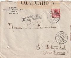 LETTERA 1915 EGITTO DIRETTA ITALIA + ERINNOFILO (XT3473 - 1915-1921 Britischer Schutzstaat