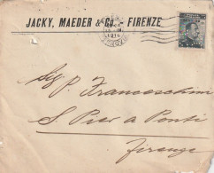 LETTERA 1916 C.20 SS 15 MAEDER PERFIN (XT3471 - Marcophilia