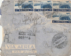 LETTERA 1939 4X1 ERITREA Con Contenuto (XT3464 - Erythrée