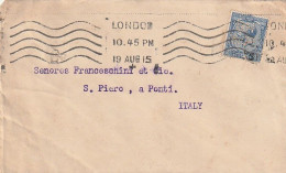 LETTERA 1915 UK 2,5 LONDON PERFIN (XT3454 - Brieven En Documenten