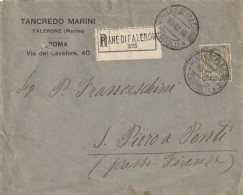 RACCOMANDATA 1916 C.45 TIMBRO PIANE DI FALERONE (XT3450 - Poststempel