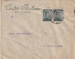LETTERA 1916 2XC.20 SS 15 CREDITO ITALIANO PERFIN (XT3438 - Marcophilia