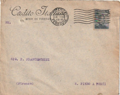 LETTERA 1916 C.20 SS 15 CREDITO ITALIANO PERFIN (XT3434 - Marcophilie