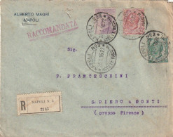 LETTERA 1916 C.50+10+5 TIMBRO NAPOLI (XT3432 - Marcofilie