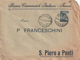 LETTERA 1916 C.20 SS 15 BANCA COMMERCIALE PERFIN (XT3431 - Poststempel