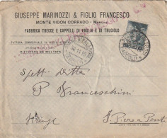 LETTERA 1916 C.20 SS 15 TIMBRO ASCOLI (XT3413 - Marcophilia