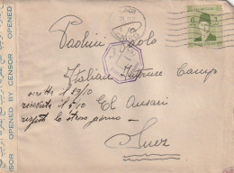 LETTERA EGITTO CAIRO 1941 PRIGIONIERI GUERRA ITALIA CON CONTENUTO (XT3411 - Covers & Documents