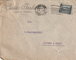 LETTERA 1916 C.20 SS 15 CREDITO ITALIANO PERFIN (XT3403 - Marcophilia