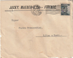 LETTERA 1916 C.20 SS 15 MAEDER PERFIN (XT3392 - Marcophilia