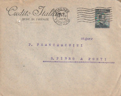 RACCOMANDATA 1916 C.25+40 CREDITO ITALIANO PERFIN (XT3376 - Poststempel