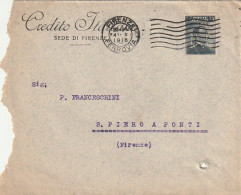 LETTERA 1916 C.20 SS 15 CREDITO ITALIANO PERFIN (XT3352 - Marcophilie