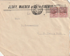 LETTERA 1916 2X10 MAEDER PERFIN (XT3342 - Poststempel