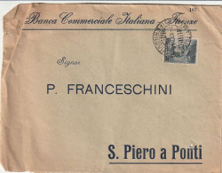 LETTERA 1916 C.20 SS 15 CREDITO ITALIANO PERFIN (XT3336 - Marcophilie