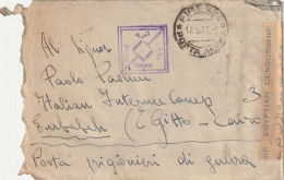 LETTERA 1943 EGITTO PRIGIONIERI GUERRA ITALIA Con Contenuto (XT3328 - Covers & Documents