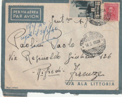 LETTERA 1940 C.75+1 ERITREA Con Contenuto TIMBRO ADDIS ABEBA (XT3323 - Erythrée