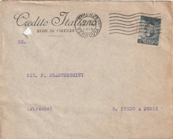 LETTERA 1916 C.20 SS 15 CREDITO ITALIANO PERFIN (XT3315 - Storia Postale