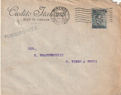 LETTERA 1916 C.20 SS 15 CREDITO ITALIANO PERFIN (XT3313 - Marcophilia