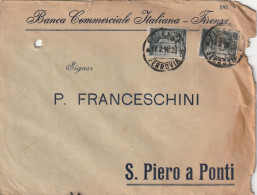 LETTERA 1916 2XC.20 SS 15 CREDITO ITALIANO PERFIN (XT3309 - Marcophilia