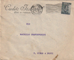 LETTERA 1916 C.20 SS 15 CREDITO ITALIANO PERFIN (XT3281 - Marcofilie