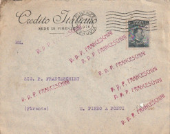 LETTERA 1916 C.20 SS 15 CREDITO ITALIANO PERFIN (XT3279 - Marcofilie