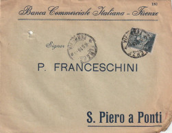 LETTERA 1916 C.20 SS 15 BANCA COMMERCIALE PERFIN (XT3275 - Marcofilie