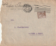 LETTERA 1916 C.40 CREDITO ITALIANO - PERFIN (XT3269 - Marcofilie