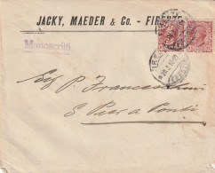 LETTERA 1918 2X10 MAEDER PERFIN (XT3247 - Marcofilía