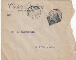 LETTERA 1916 C.20 SS 15 CREDITO ITALIANO PERFIN (XT3242 - Poststempel