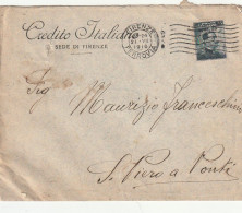 LETTERA 1916 C.20 SS 15 CREDITO ITALIANO PERFIN (XT3239 - Marcophilie