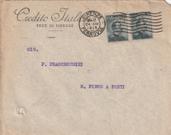 LETTERA 1915 C.15X2 CREDITO ITALIANO -PERFIN (XT3213 - Marcofilía