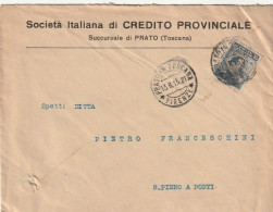 LETTERA 1915 C.15 CREDITO ITALIANO - PERFIN (XT3210 - Marcofilía