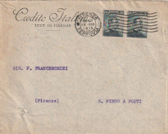 LETTERA 1915 C.15X2 CREDITO ITALIANO -PERFIN (XT3211 - Poststempel