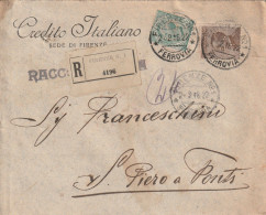 RACCOMANDATA 1916 5+40 CREDITO ITALIANO - PERFIN (XT3207 - Poststempel