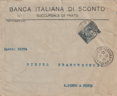 LETTERA 1916 C.20 SS 15 TIMBRO PRATO IN TOSCANA (XT3204 - Poststempel