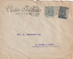 LETTERA 1916 5+15 CREDITO ITALIANO - PERFIN (XT3202 - Storia Postale