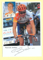 Cyclisme : Patrick JONKER – Equipe RABOBANK 1998 (voir Scan Recto/verso)(signature Imprimée Sur La Carte) - Cyclisme